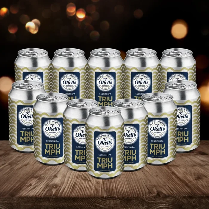 Okell’s Isle of Man Session IPA 330ml Cans – 4.2% ABV (12 Pack)