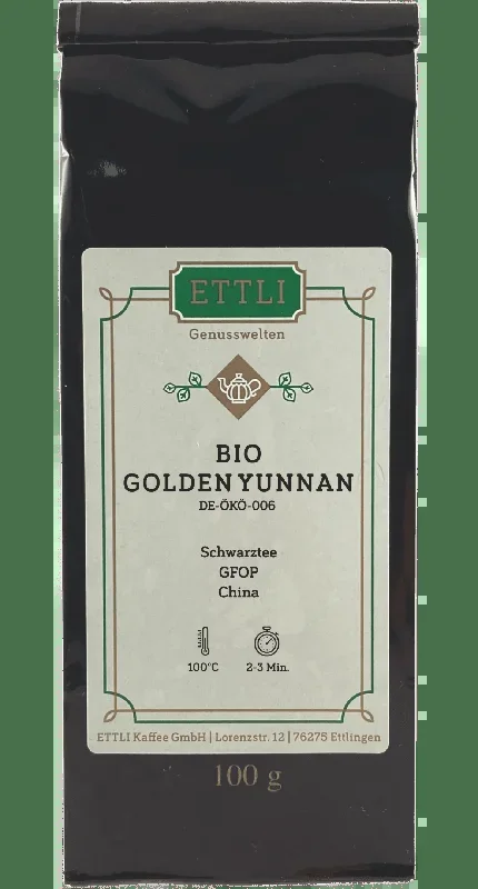 Organic black tea China Golden Yunnan GFOP – DE-ÖKO-006