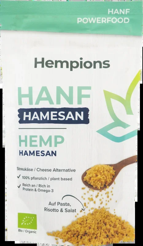 Organic hemp hamesan – vegetable topping