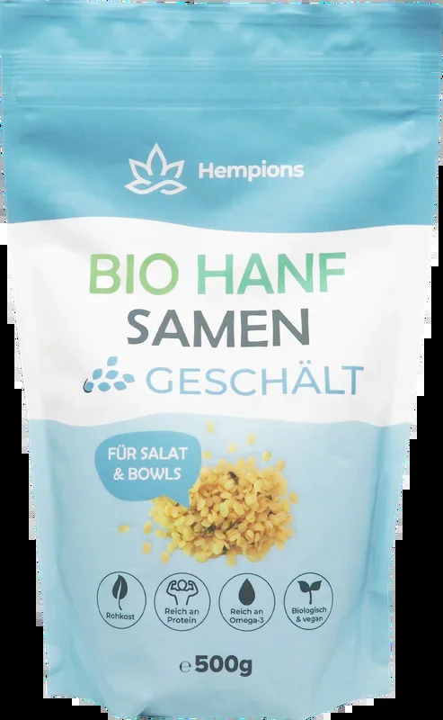 Organic hulled hemp seeds