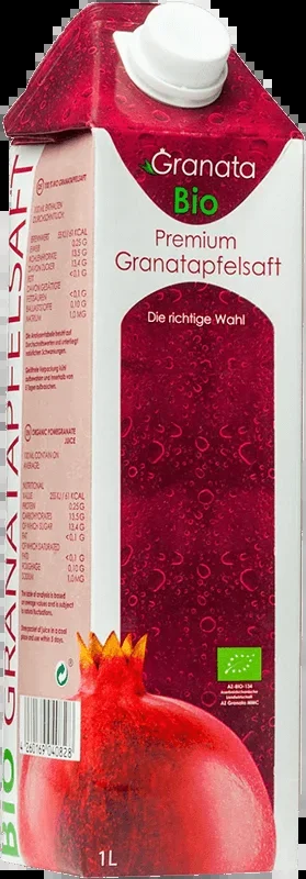 Organic pomegranate juice 9 pack