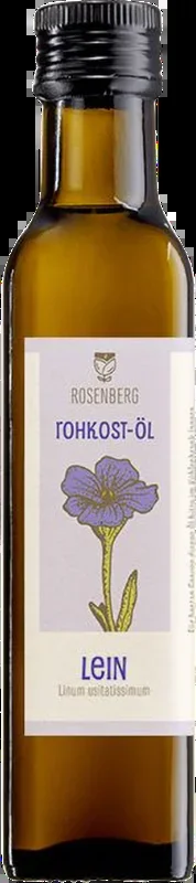Organic raw food linseed oil