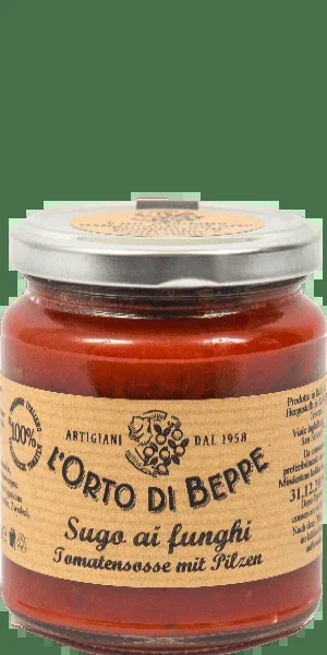 Ortodi Beppe Sugo ai Funghi mit Pilzen