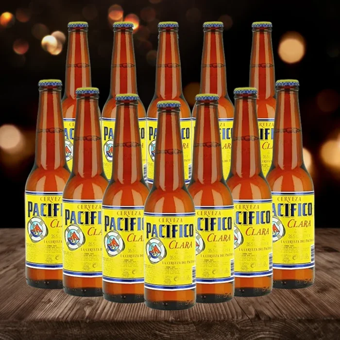 Pacifico Clara Premium Mexican Lager 355ml Bottles (multipack) – 4.5% ABV
