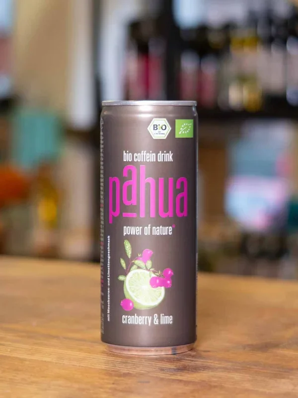 pahua cranberry und lime BIO Coffein Drink