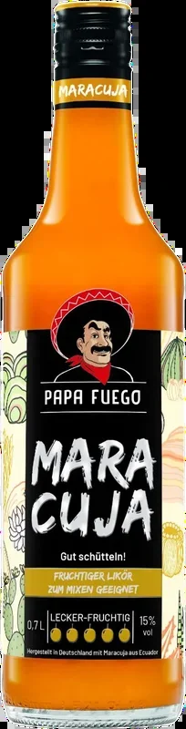Papa Fuego passion fruit liqueur
