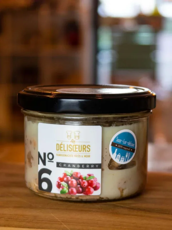 Pâté Cranberry mit Schokolade – Leberpastete