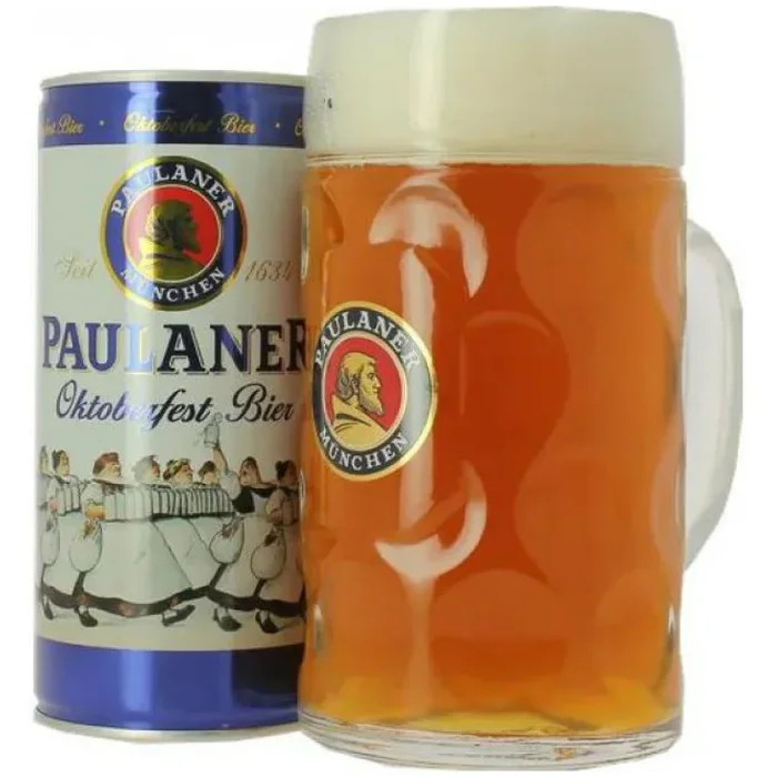 Paulaner München Oktoberfest Bier Dose 1L + MUG – Deutschland