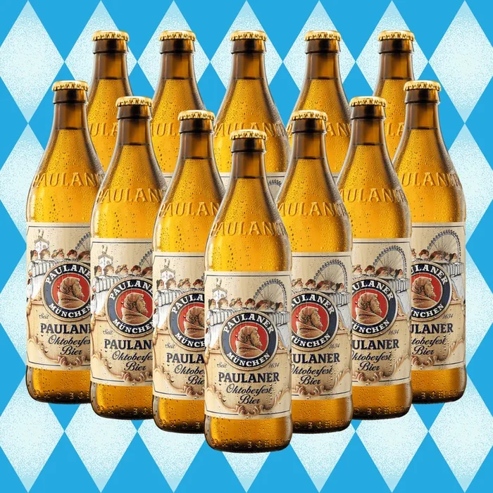 Paulaner Munchen Oktoberfest Premium German Bier 500ml Bottles (Multipack) – 6.0% ABV