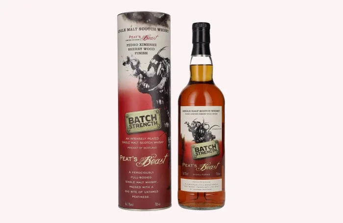 Peat’s Beast BATCH STRENGTH Pedro Ximenez Sherry Wood Finish 54,1% Vol. 0,7l in Geschenkbox