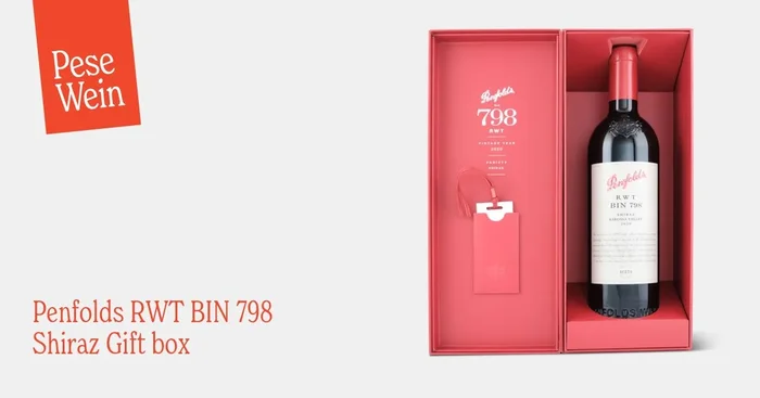 Penfolds RWT BIN 798 Shiraz Gift box 2020