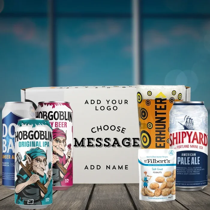 Personalised British Ale Corporate Beer Gift Set – (4 x 330ml)