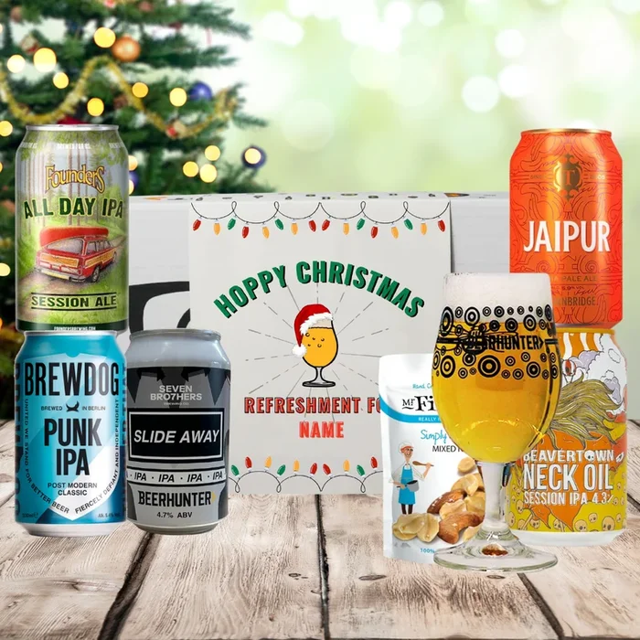 Personalised IPA Christmas Craft Beer Gift Set – (5 x 330ml)