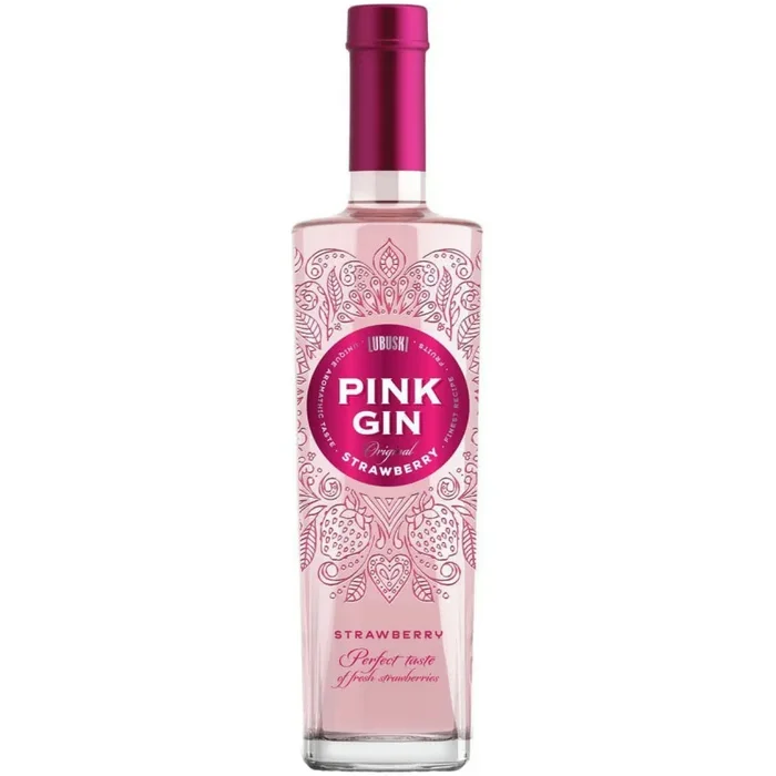 Pink Gin Erdbeere 37,5% 0,5L Lubusz