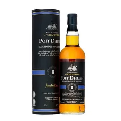 Poit Dhubh 8 Years Blended Malt Whisky 70cl