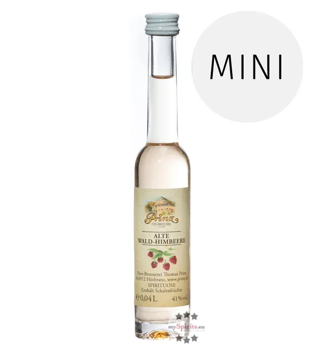 Prinz Alte Wald-Himbeere Mini 4cl
