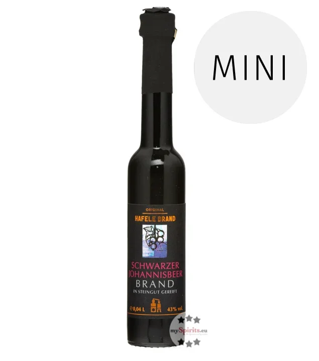 Prinz Hafele Schwarzer Johannisbeerbrand Mini 4cl