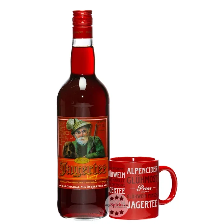 Prinz Jagertee Orange mit Tasse