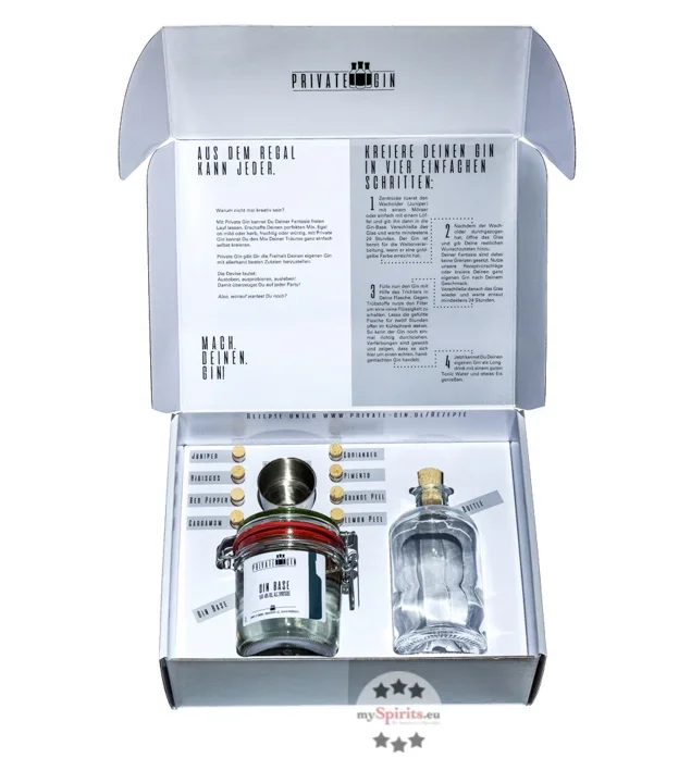 Private Gin Baukasten „Gin zum Selbermachen“