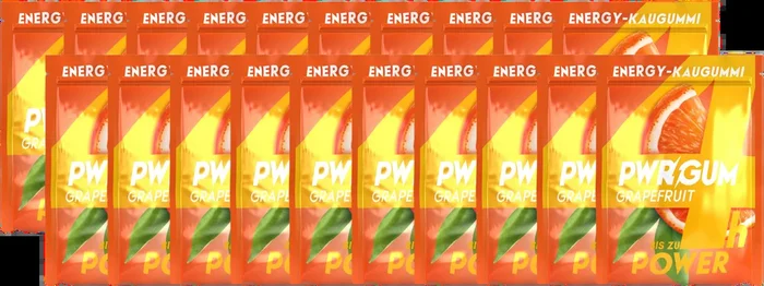 PWRGUM Grapefruit 20-pack – Energy chewing gum