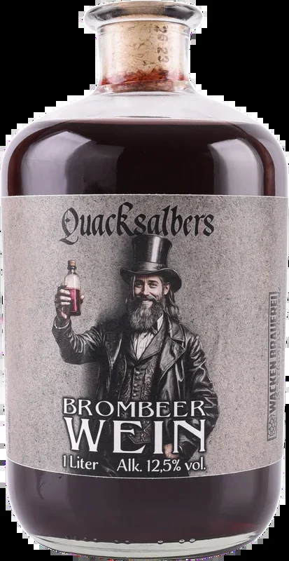 Quack blackberry wine
