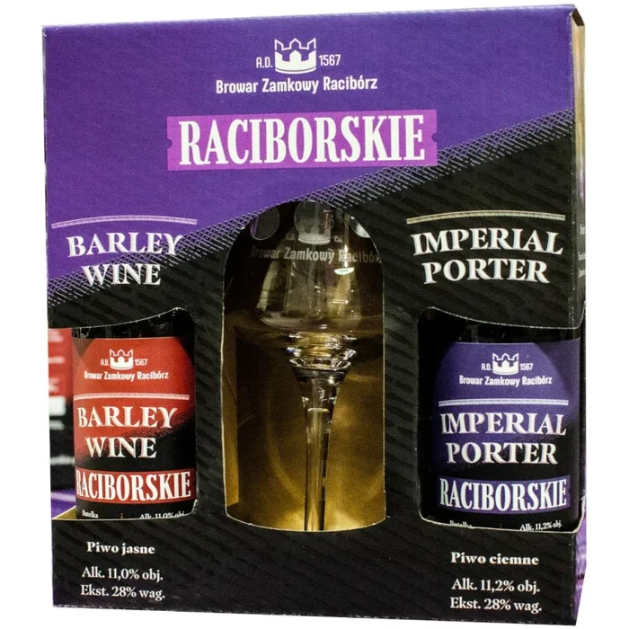 Raciborskie SET BARLEY WINE & IMPERIAL PORTER + POKAL