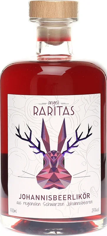 Raritas Johannisbeerlik�r 0,5 Liter 25 % Vol.