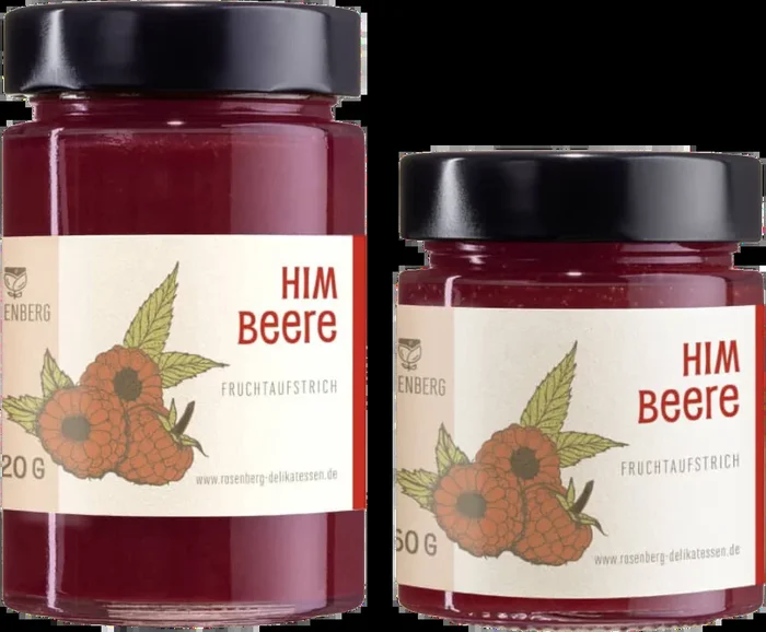 Raspberry organic fruit spread
