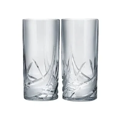 RCR Crystal Da Vinci Cetona Highball Tumbler 36cl, 2er-Pack