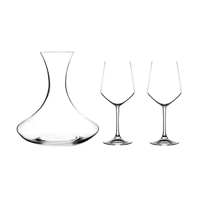 RCR Luxion Professional Aria Decanter Set, dreiteilig