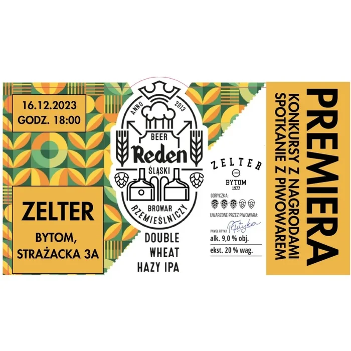 REDEN DOUBLE WHEAT HAZY IPA