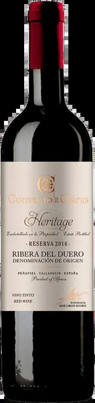 Ribera del Duero D.O. Heritage Reserva – Rotwein Convento de Las Claras