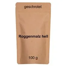 Roggenmalz hell 100g-Pack geschrotet