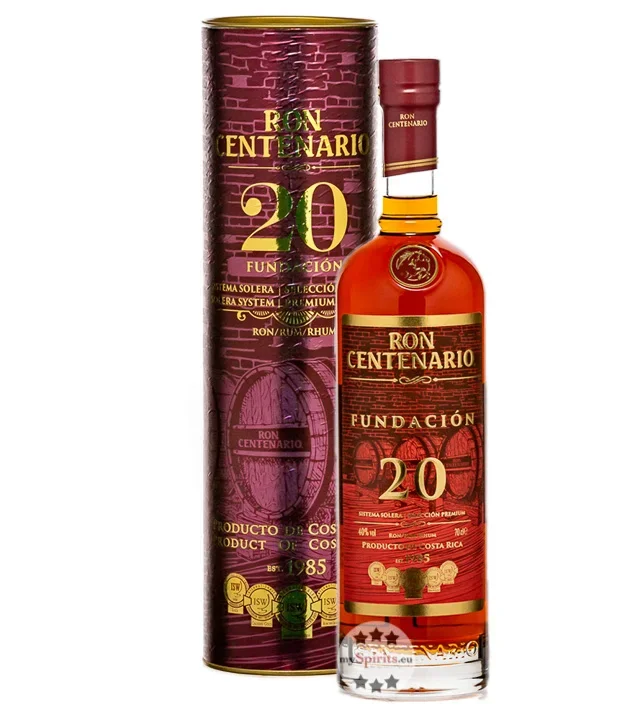 Ron Centenario 20 Fundación Rum