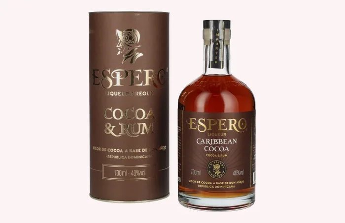 Ron Espero Caribbean Cocoa & Rum Liqueur 40% Vol. 0,7l in Geschenkbox