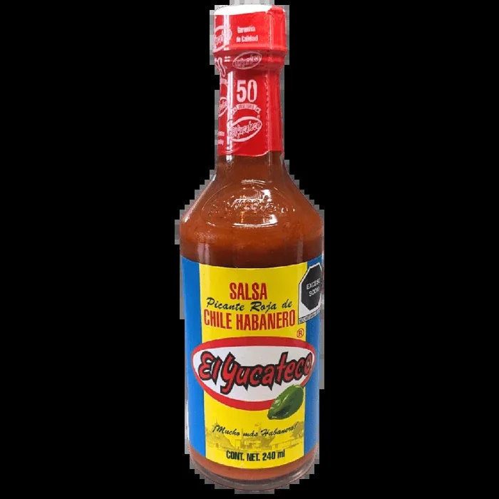 Rote Salsa Habanero El Yucateco (groß) 240ml