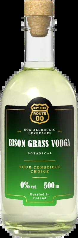 Route 00 Bison Grass Vodga – non-alcoholic vodka alternative