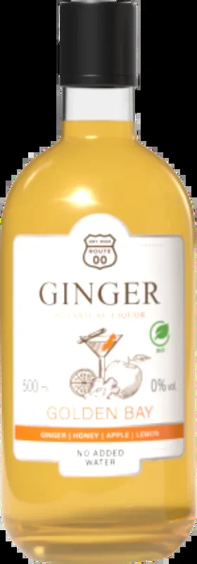Route 00 Botanical Ginger Liqueur Golden Bay – non-alcoholic liqueur alternative
