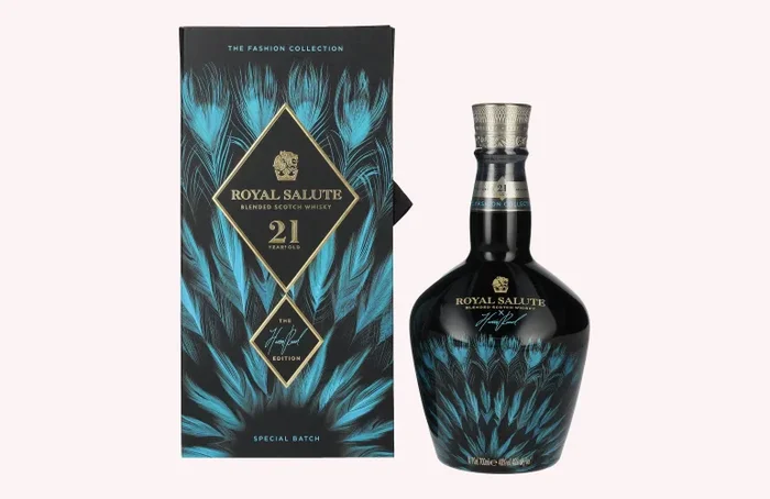Royal Salute 21 Years Old HARRIS REED BLUE EDITION Blended Scotch Whisky 40% Vol. 0,7l in Geschenkbox