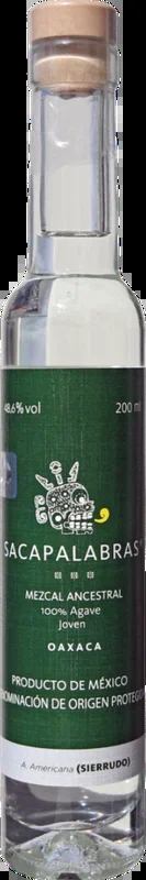Sacapalabras Mezcal Ancestral Sierrudo