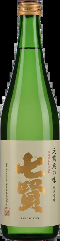 Sake Junmai Ginjo Shichiken Velvet 0,72 Liter