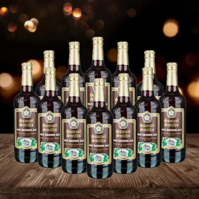 Samuel Smith’s Nut Brown Ale 355ml Bottles – 5.0% ABV (12 Pack)