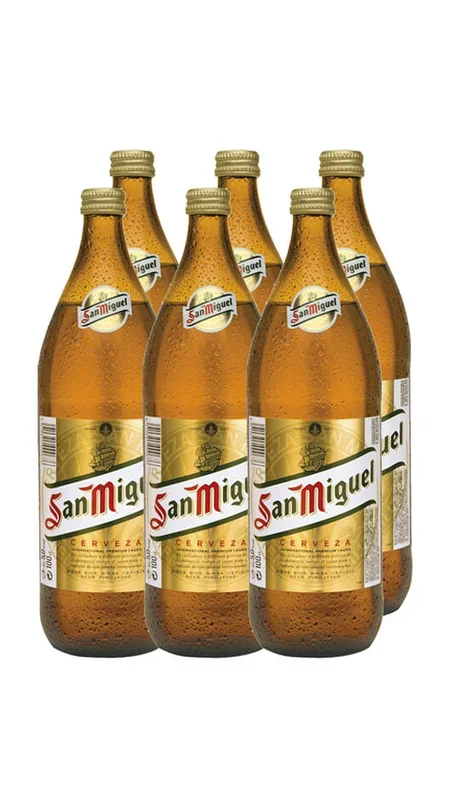 San Miguel 100cl – Cassa da 6 Bottiglie