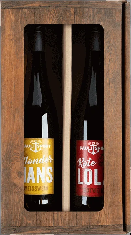 Sankt Pauli wine package – Red Lola & Blond Hans (1x red wine + 1x white wine)