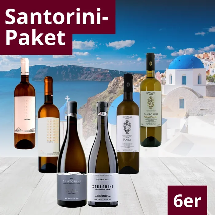 Santorini-Paket – 6 Flaschen á 0,75 L