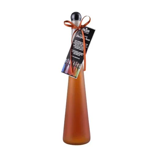 Satinierte Zierflasche Nussy