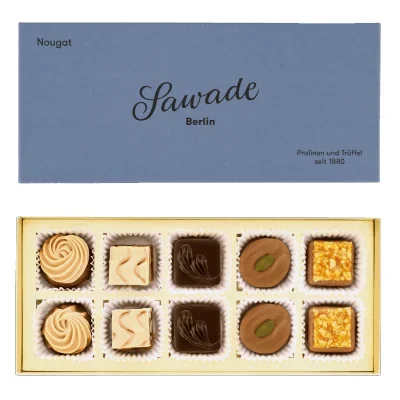 Sawade | Pralinenschachtel Nougat | 105g