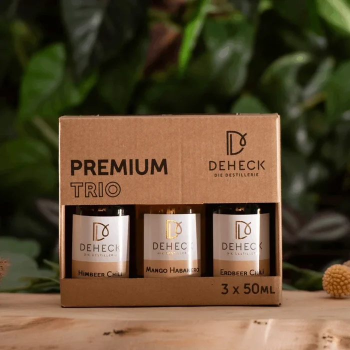 ? scharfe Liköre Geschenk I Deheck Trio I scharfe Liköre Set ?