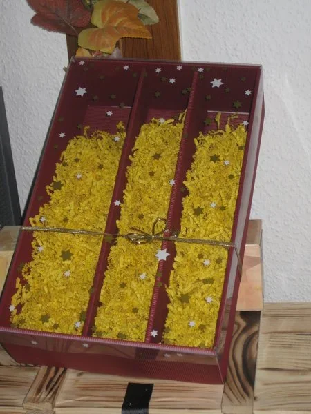 Schatullenboden Modern Bordeaux 3er