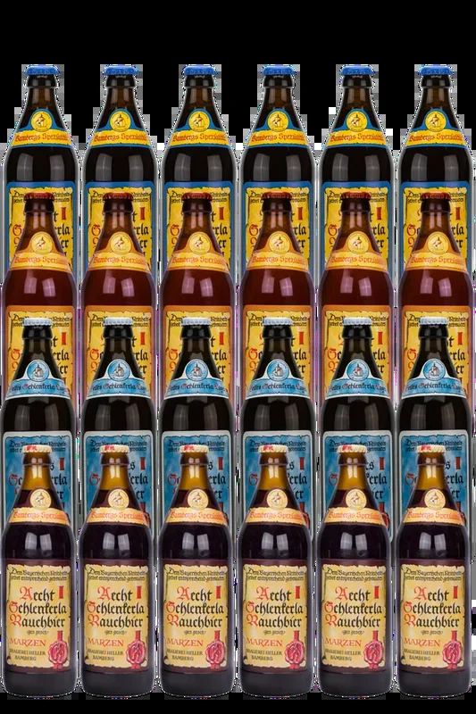 Schlenkerla Mix Paket (Märzen, Hell, Kräusen, Hansla) – Craft Beer Probierset